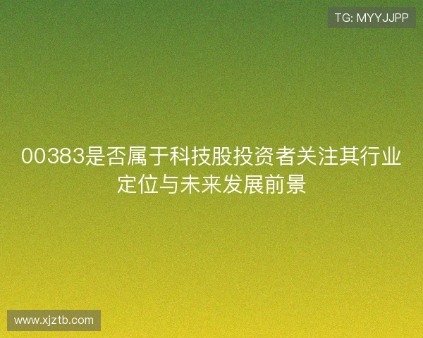 00383是否属于科技股投资者关注其行业定位与未来发展前景